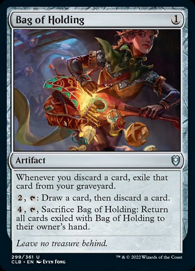 Bag of Holding [Commander Legends: Battle for Baldur's Gate] MTG Single Magic: The Gathering | Red Claw Gaming