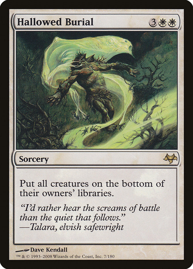 Hallowed Burial [Eventide] MTG Single Magic: The Gathering | Red Claw Gaming