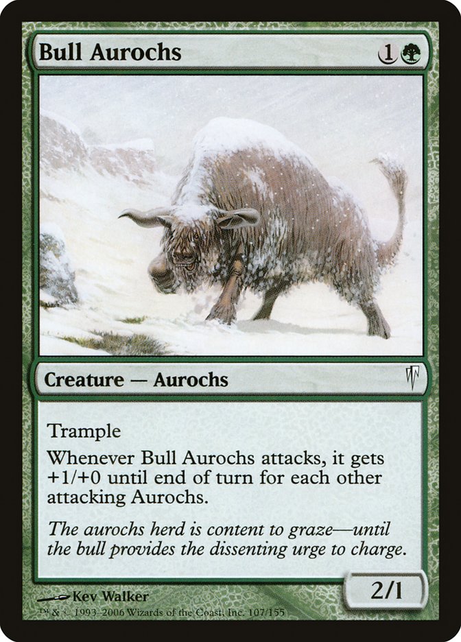 Bull Aurochs [Coldsnap] MTG Single Magic: The Gathering | Red Claw Gaming