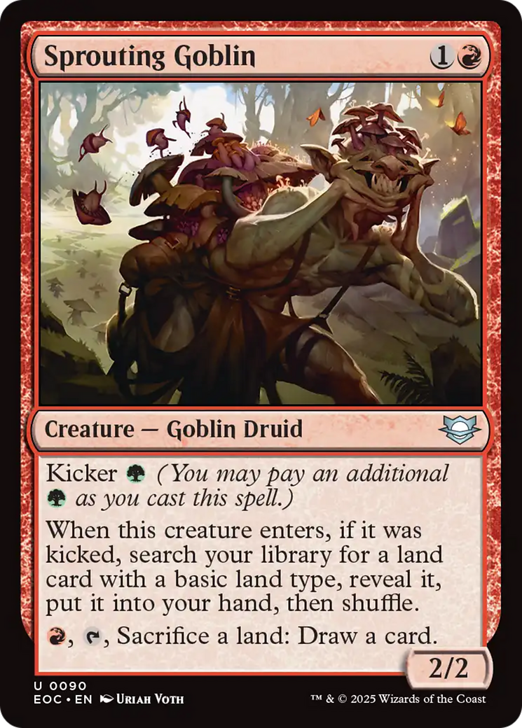 Sprouting Goblin [Edge of Eternities Commander] MTG Single Magic: The Gathering | Red Claw Gaming
