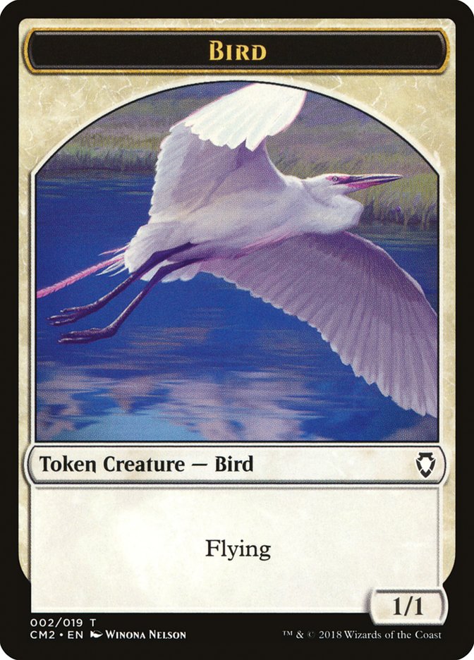 Bird Token [Commander Anthology Volume II Tokens] MTG Single Magic: The Gathering | Red Claw Gaming