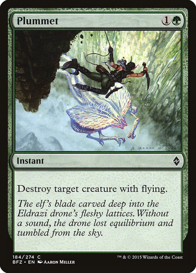 Plummet [Battle for Zendikar] MTG Single Magic: The Gathering | Red Claw Gaming