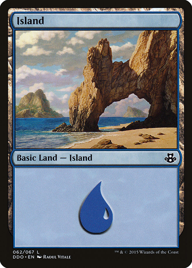 Island (62) [Duel Decks: Elspeth vs. Kiora] MTG Single Magic: The Gathering    | Red Claw Gaming