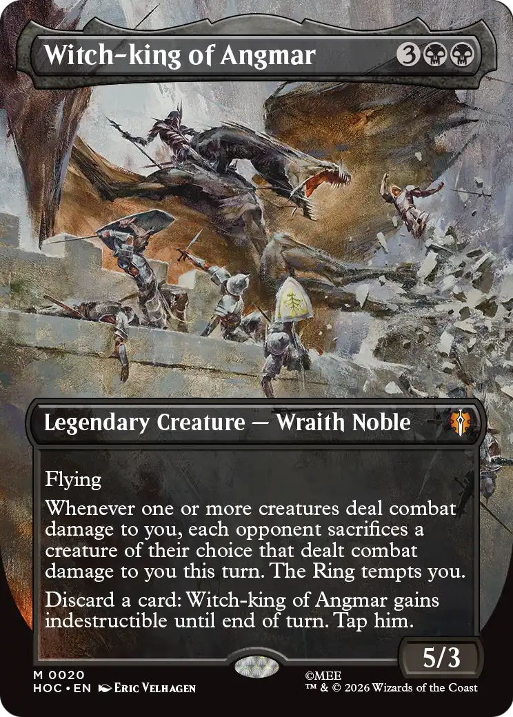 Witch-king of Angmar (Borderless) [The Hobbit: Eternal-Legal] | Red Claw Gaming