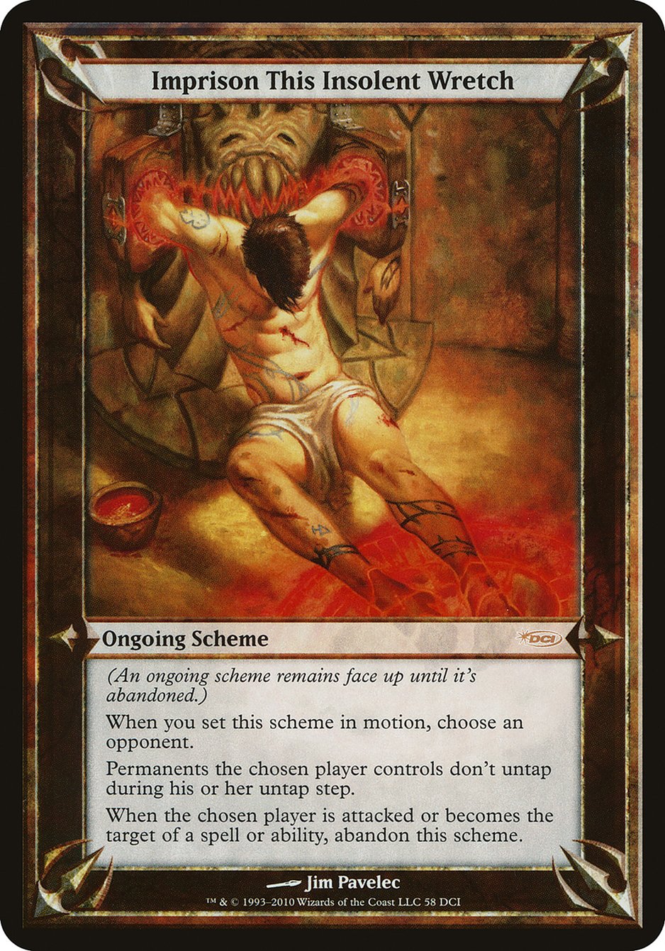 Imprison This Insolent Wretch (Schemes) [Promotional Schemes] MTG Single Magic: The Gathering | Red Claw Gaming