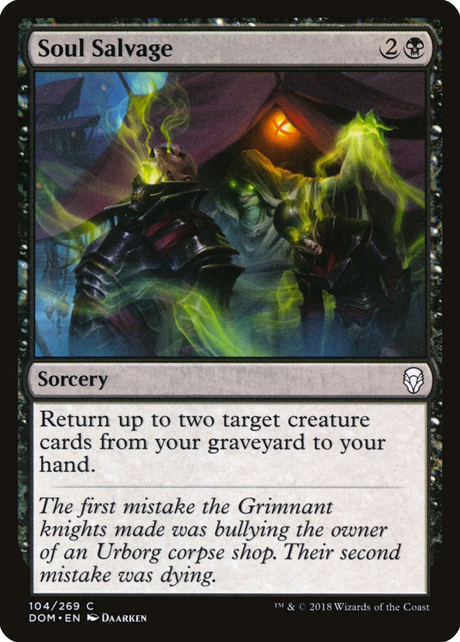 Soul Salvage [Dominaria] MTG Single Magic: The Gathering | Red Claw Gaming