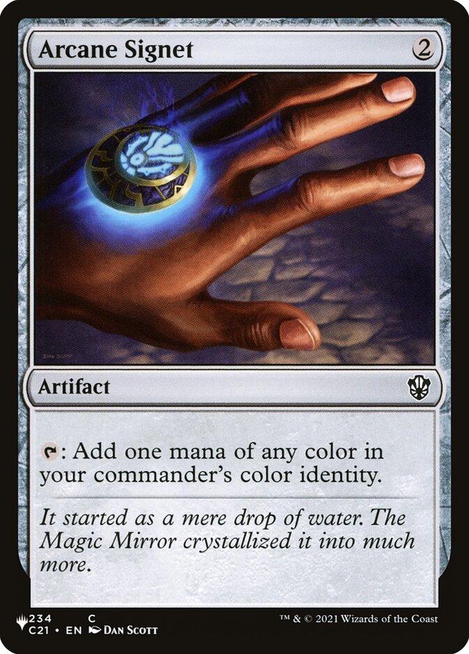 Arcane Signet [Secret Lair: Heads I Win, Tails You Lose] MTG Single Magic: The Gathering | Red Claw Gaming