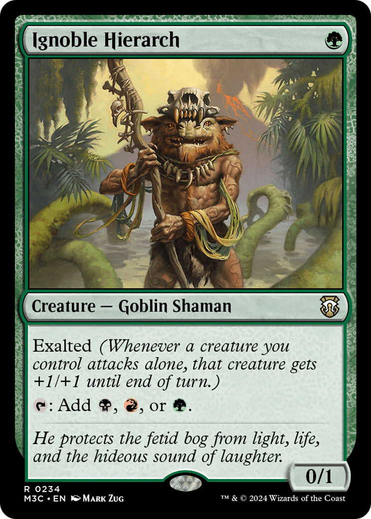 Ignoble Hierarch [Modern Horizons 3 Commander] MTG Single Magic: The Gathering | Red Claw Gaming