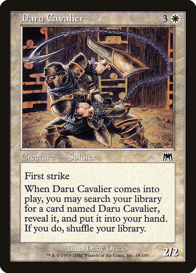 Daru Cavalier [Onslaught] MTG Single Magic: The Gathering | Red Claw Gaming