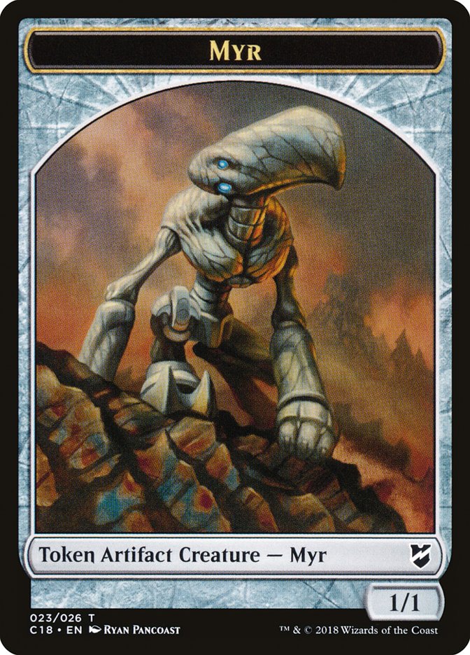 Myr Token (023/026) [Commander 2018 Tokens] MTG Single Magic: The Gathering | Red Claw Gaming