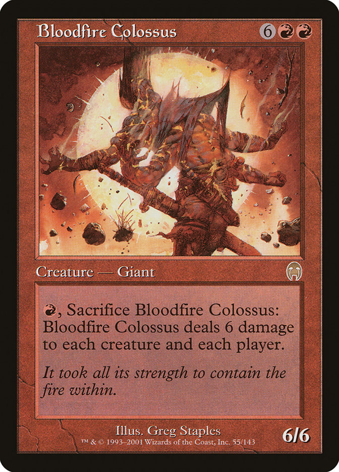 Bloodfire Colossus [Apocalypse] MTG Single Magic: The Gathering | Red Claw Gaming