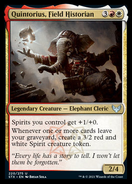 Quintorius, Field Historian [Strixhaven: School of Mages] MTG Single Magic: The Gathering | Red Claw Gaming