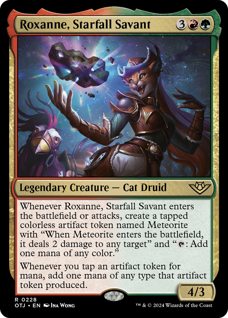 Roxanne, Starfall Savant [Outlaws of Thunder Junction] MTG Single Magic: The Gathering | Red Claw Gaming