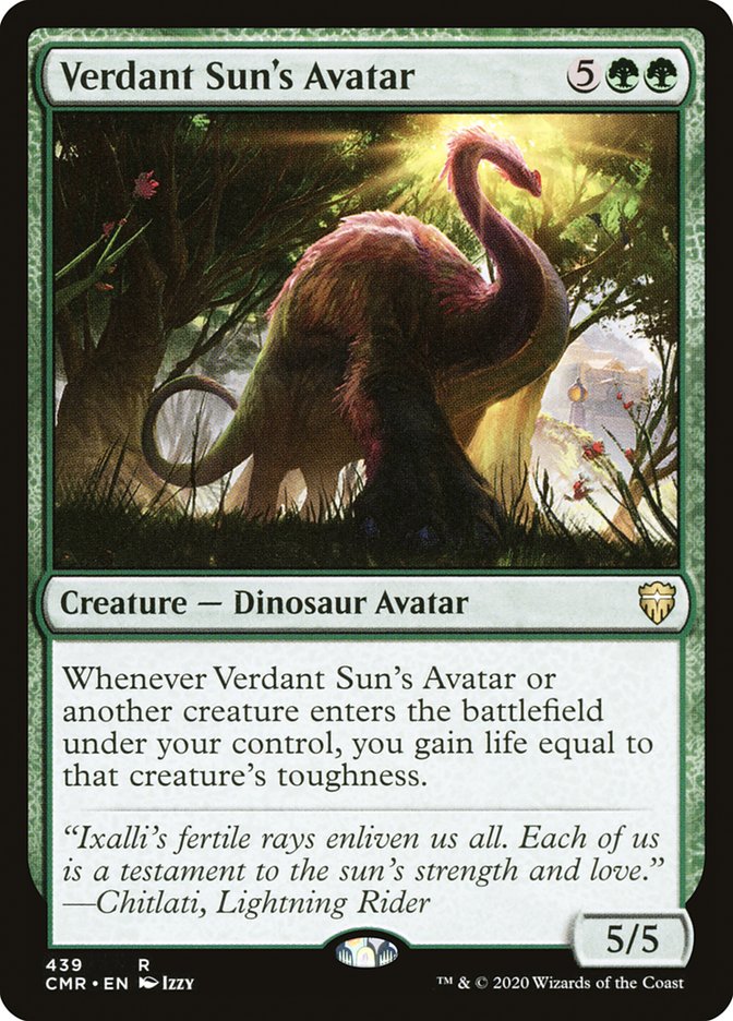 Verdant Sun's Avatar [Commander Legends] MTG Single Magic: The Gathering | Red Claw Gaming