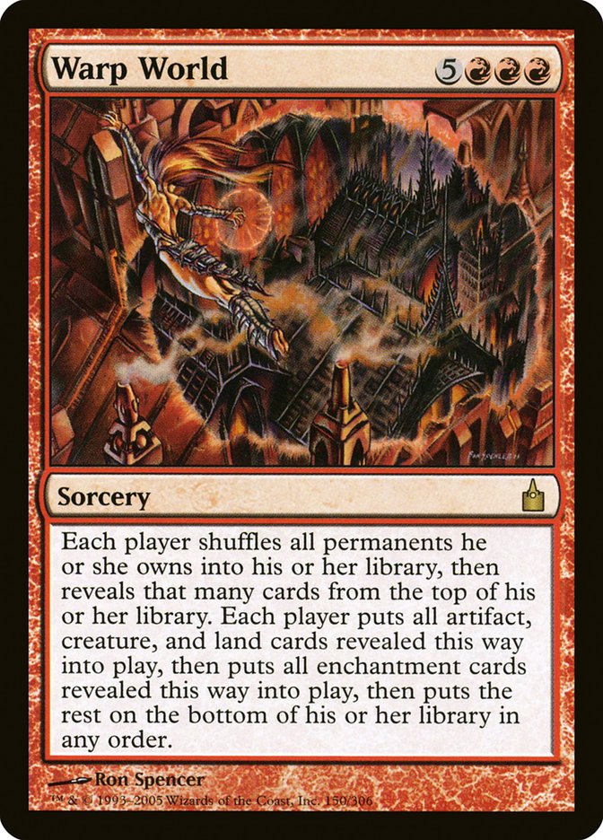 Warp World [Ravnica: City of Guilds] MTG Single Magic: The Gathering | Red Claw Gaming