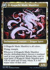 The Kami War // O-Kagachi Made Manifest [Kamigawa: Neon Dynasty Prerelease Promos] MTG Single Magic: The Gathering | Red Claw Gaming