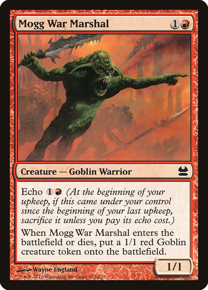 Mogg War Marshal [Modern Masters] MTG Single Magic: The Gathering | Red Claw Gaming
