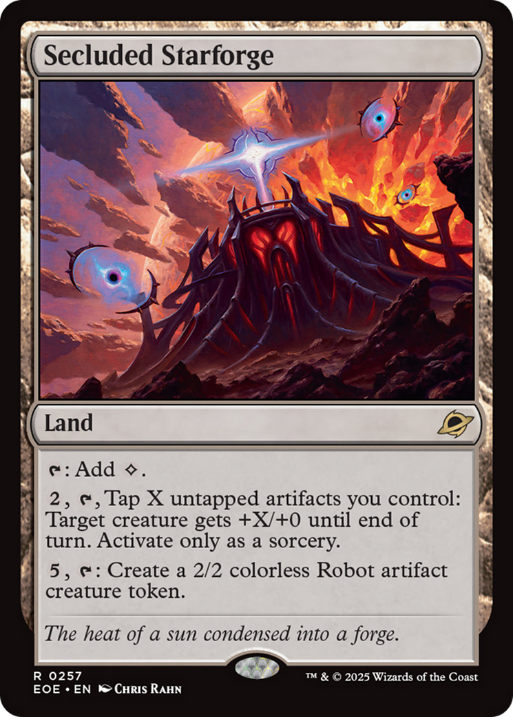 Secluded Starforge [Edge of Eternities] MTG Single Magic: The Gathering | Red Claw Gaming