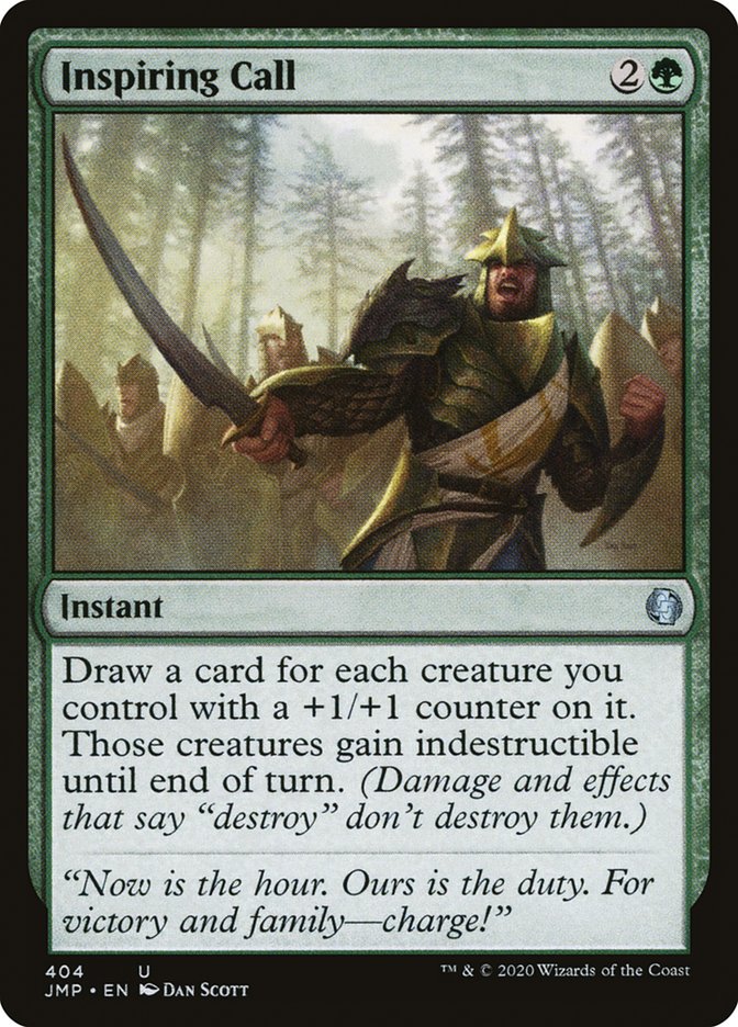 Inspiring Call [Jumpstart] MTG Single Magic: The Gathering | Red Claw Gaming