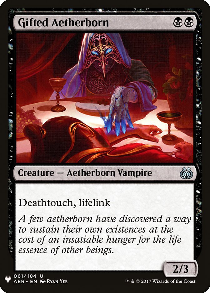 Gifted Aetherborn [Mystery Booster] MTG Single Magic: The Gathering | Red Claw Gaming