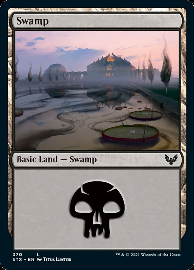 Swamp (370) [Strixhaven: School of Mages] MTG Single Magic: The Gathering | Red Claw Gaming