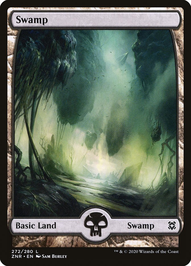 Swamp (272) [Zendikar Rising] MTG Single Magic: The Gathering | Red Claw Gaming