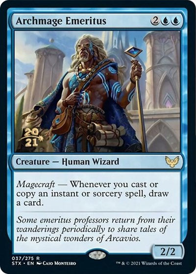 Archmage Emeritus [Strixhaven: School of Mages Prerelease Promos] MTG Single Magic: The Gathering | Red Claw Gaming