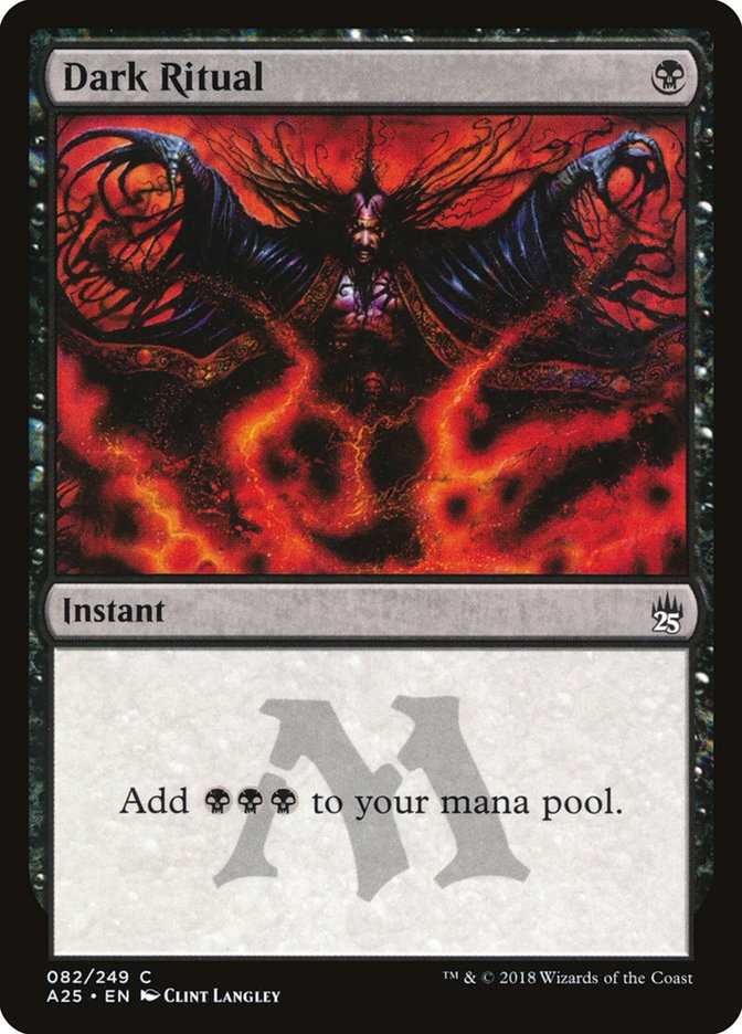 Dark Ritual [Masters 25] MTG Single Magic: The Gathering | Red Claw Gaming