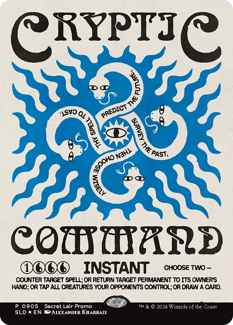 Cryptic Command (Rainbow Foil) [Secret Lair Drop Series] MTG Single Magic: The Gathering | Red Claw Gaming