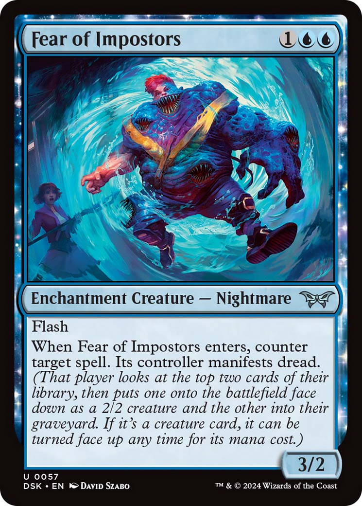 Fear of Impostors [Duskmourn: House of Horror] MTG Single Magic: The Gathering | Red Claw Gaming