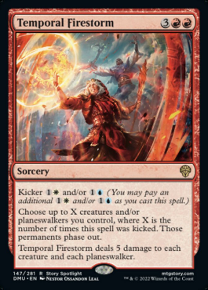 Temporal Firestorm [Dominaria United] MTG Single Magic: The Gathering | Red Claw Gaming