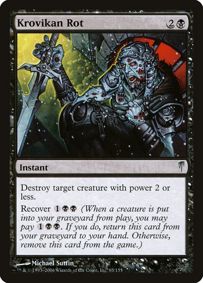 Krovikan Rot [Coldsnap] MTG Single Magic: The Gathering | Red Claw Gaming