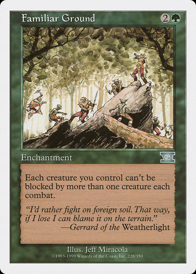 Familiar Ground [Classic Sixth Edition] MTG Single Magic: The Gathering | Red Claw Gaming