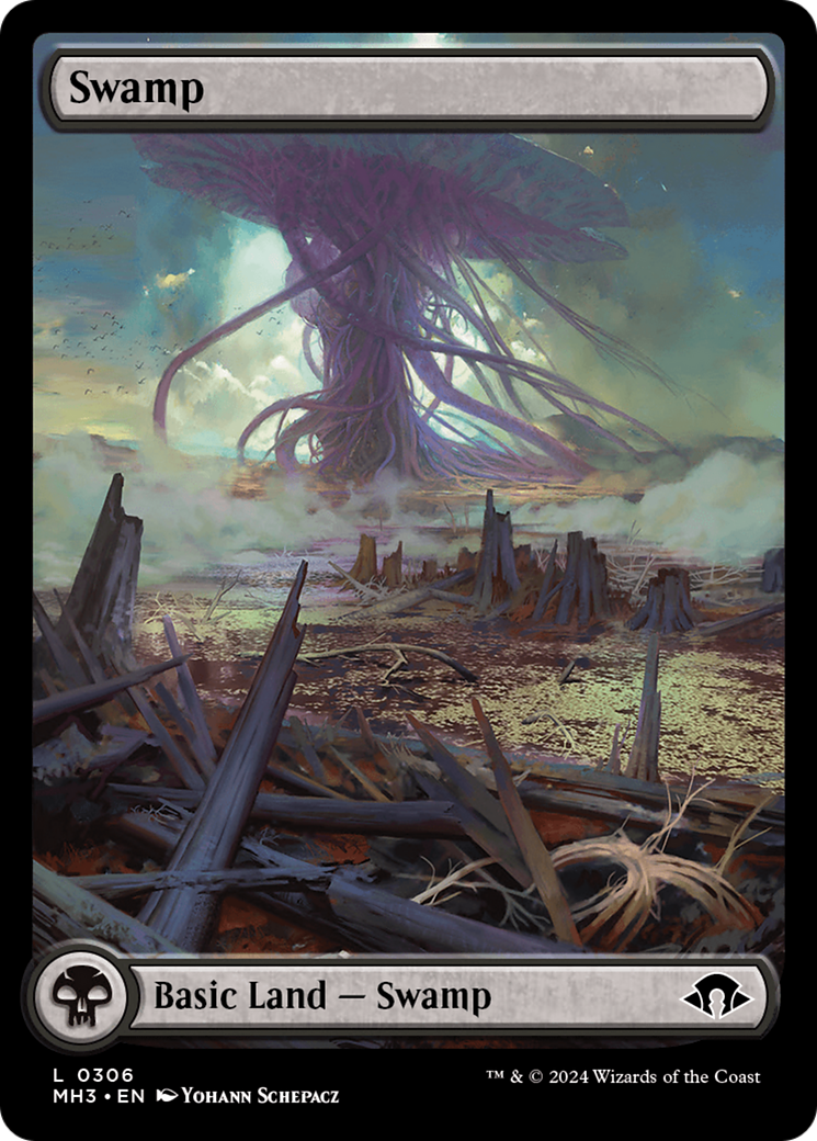 Swamp (0306) [Modern Horizons 3] MTG Single Magic: The Gathering | Red Claw Gaming