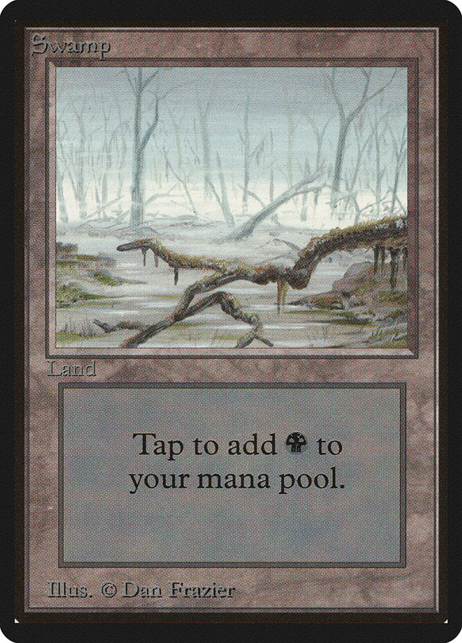 Swamp (294) [Beta Edition] MTG Single Magic: The Gathering | Red Claw Gaming