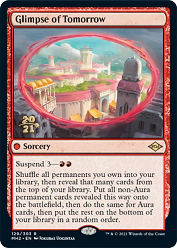Glimpse of Tomorrow [Modern Horizons 2 Prerelease Promos] MTG Single Magic: The Gathering | Red Claw Gaming