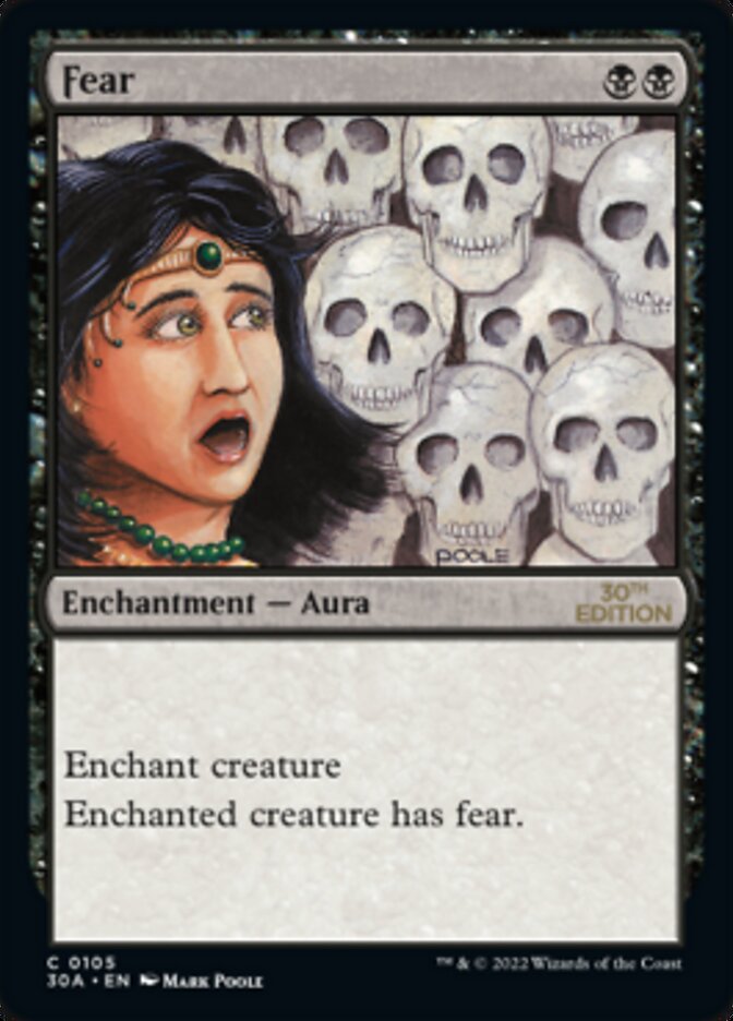 Fear [30th Anniversary Edition] MTG Single Magic: The Gathering | Red Claw Gaming