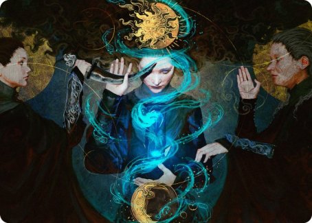 Witness the Future Art Card [Innistrad: Crimson Vow Art Series] MTG Single Magic: The Gathering | Red Claw Gaming
