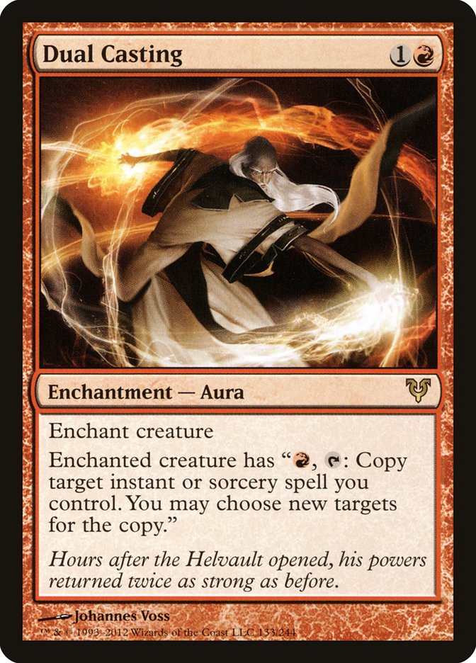 Dual Casting [Avacyn Restored] MTG Single Magic: The Gathering | Red Claw Gaming