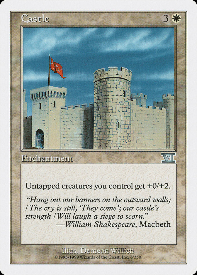 Castle [Classic Sixth Edition] MTG Single Magic: The Gathering | Red Claw Gaming