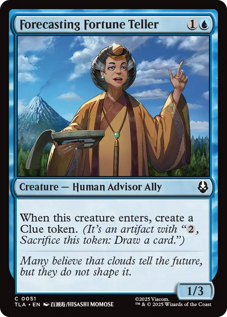 Forecasting Fortune Teller [Avatar: The Last Airbender] MTG Single Magic: The Gathering | Red Claw Gaming