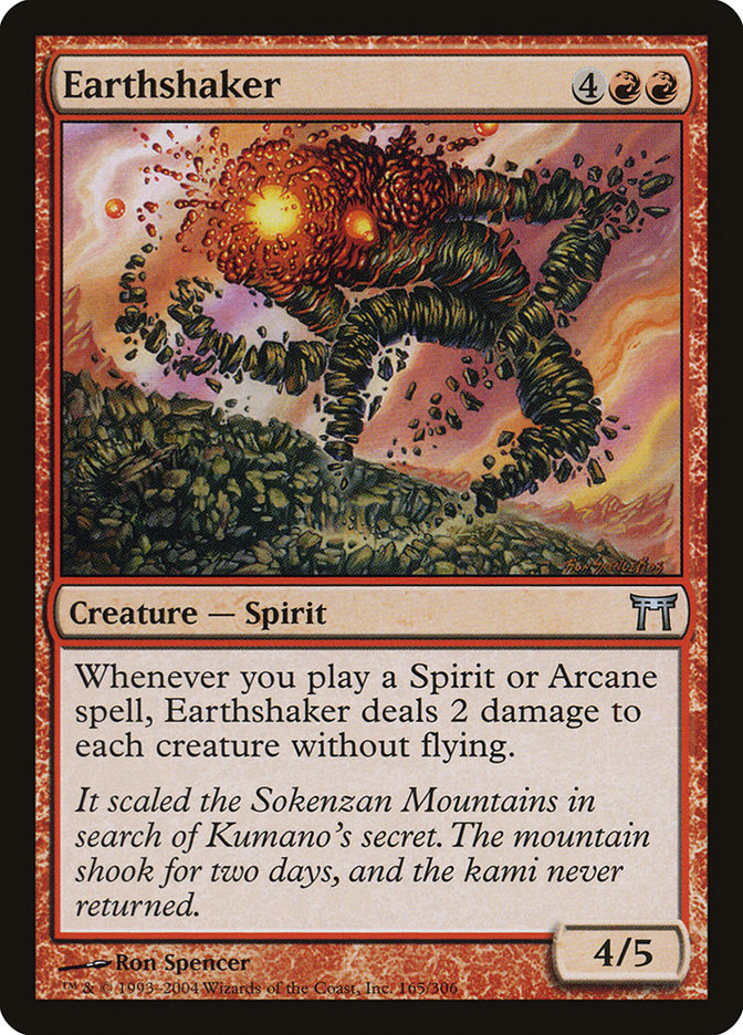 Earthshaker [Champions of Kamigawa] MTG Single Magic: The Gathering | Red Claw Gaming