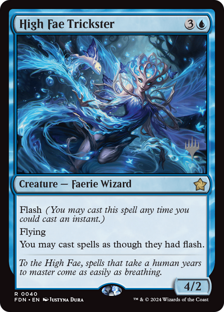 High Fae Trickster [Foundations Promos] MTG Single Magic: The Gathering | Red Claw Gaming