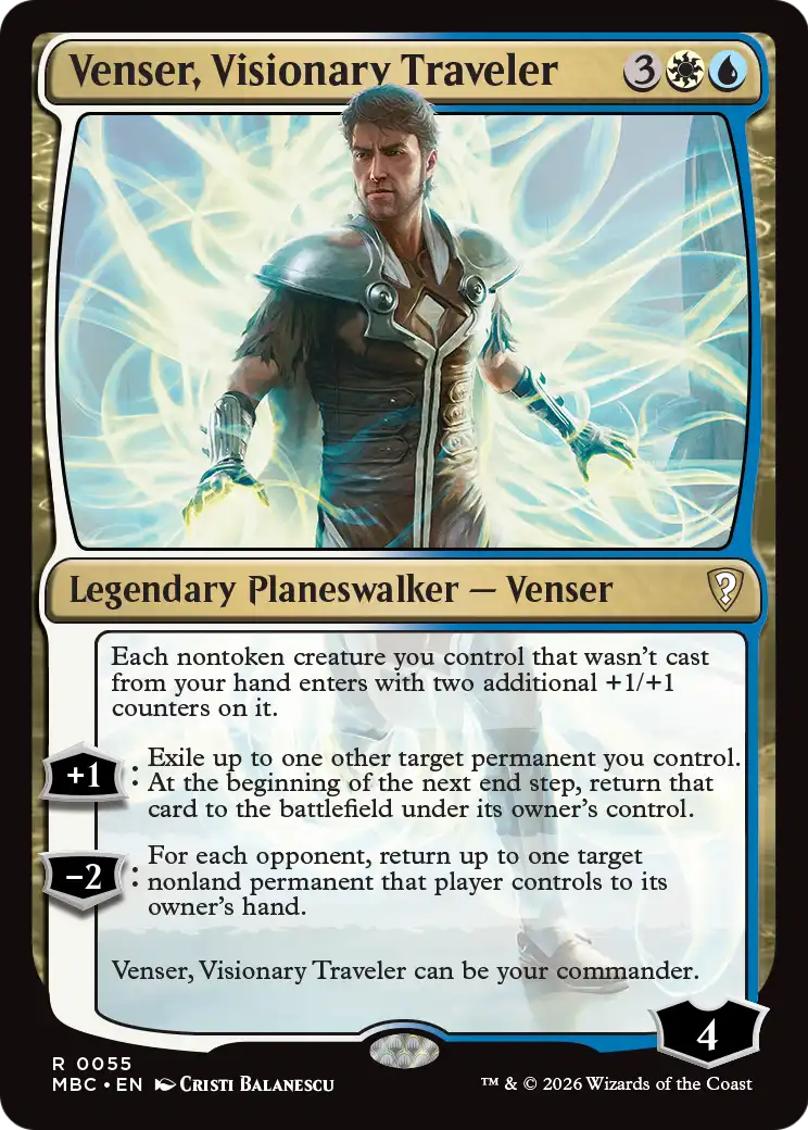 Venser, Visionary Traveler [Mystery Booster: Commander Edition] | Red Claw Gaming