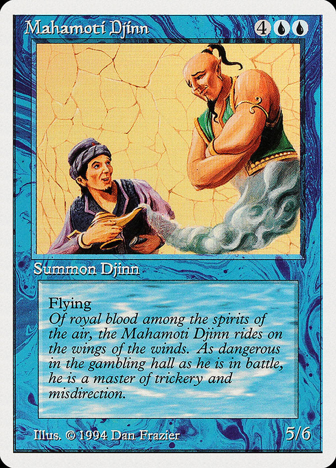 Mahamoti Djinn [Summer Magic / Edgar] MTG Single Magic: The Gathering | Red Claw Gaming