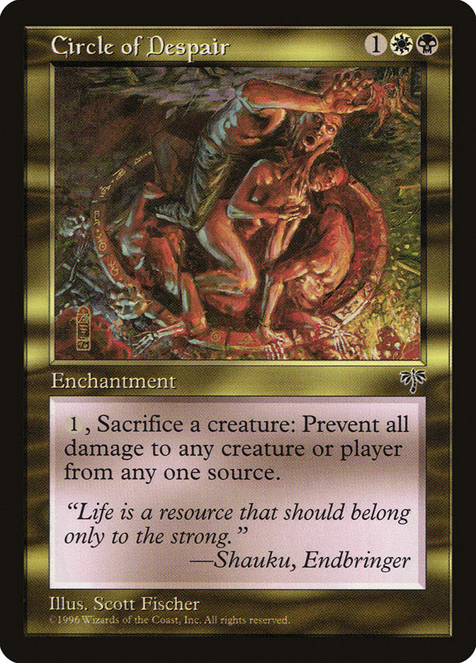 Circle of Despair [Mirage] MTG Single Magic: The Gathering | Red Claw Gaming