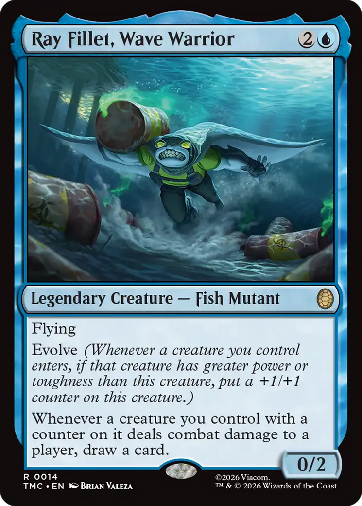 Ray Fillet, Wave Warrior [Teenage Mutant Ninja Turtles Commander] MTG Single Magic: The Gathering | Red Claw Gaming