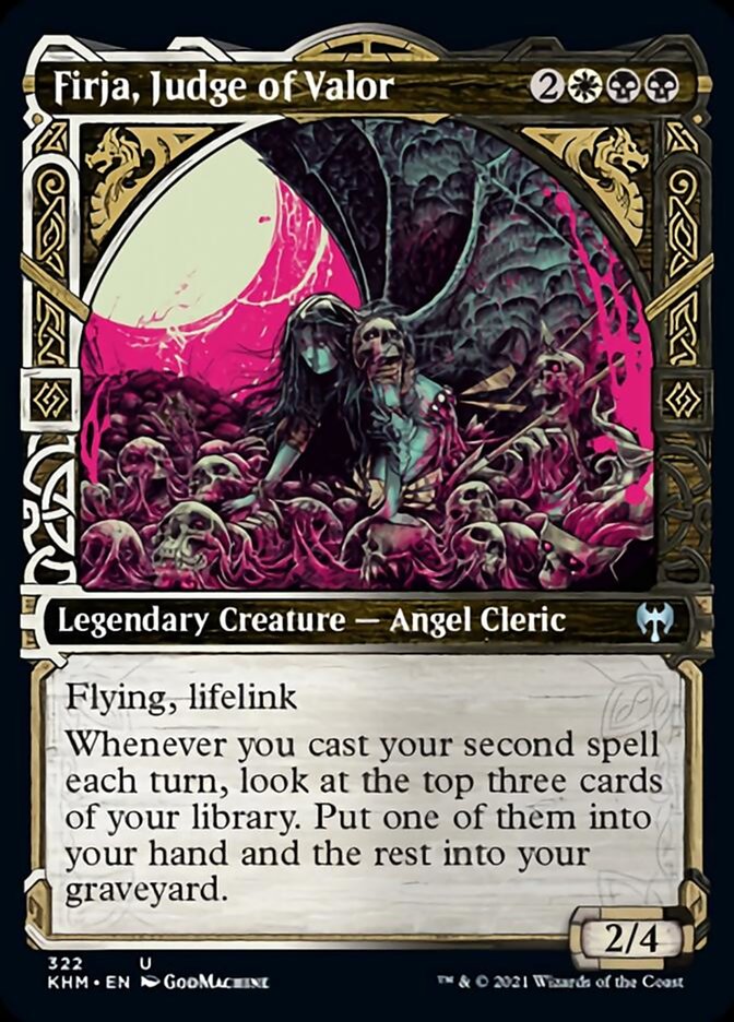 Firja, Judge of Valor (Showcase) [Kaldheim] MTG Single Magic: The Gathering | Red Claw Gaming