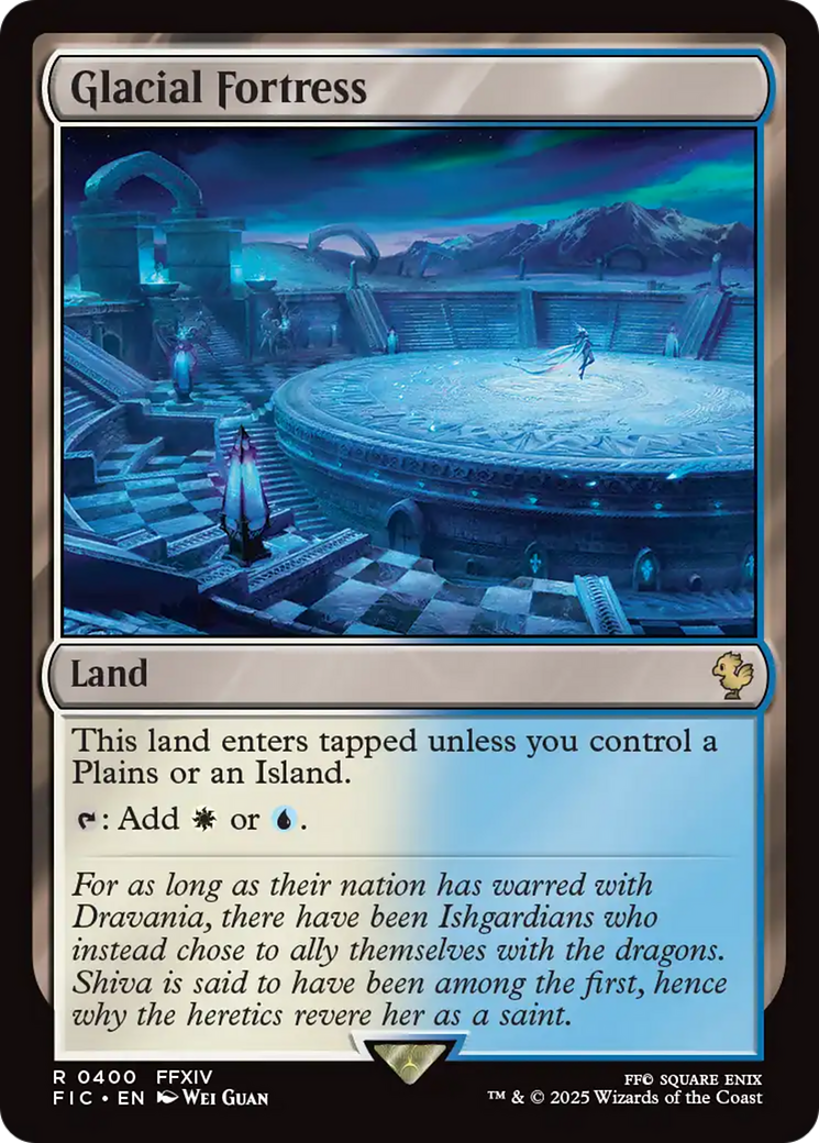 Glacial Fortress [FINAL FANTASY Commander] MTG Single Magic: The Gathering | Red Claw Gaming