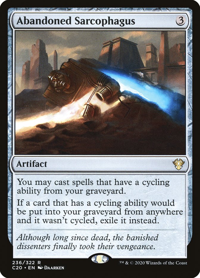 Abandoned Sarcophagus [Commander 2020] MTG Single Magic: The Gathering | Red Claw Gaming